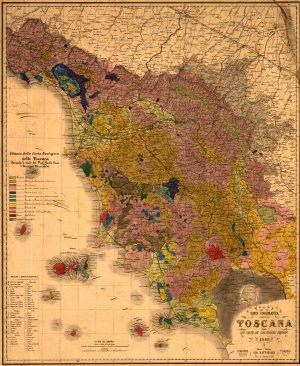 carta geolog toscana savi
